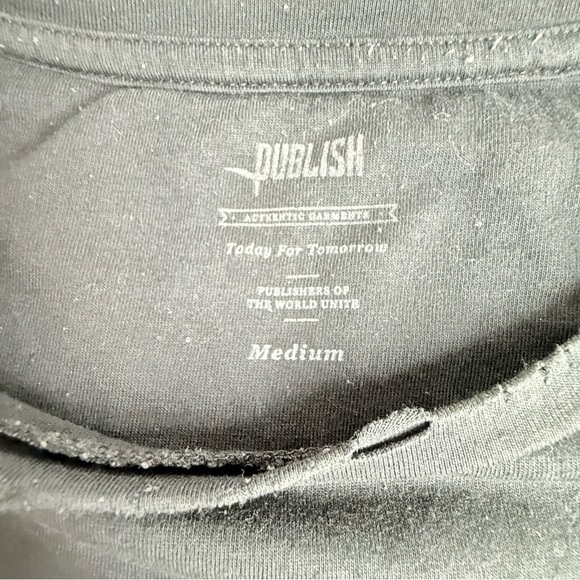 Publish Black Short Sleeve Tee - Picture 3 of 4